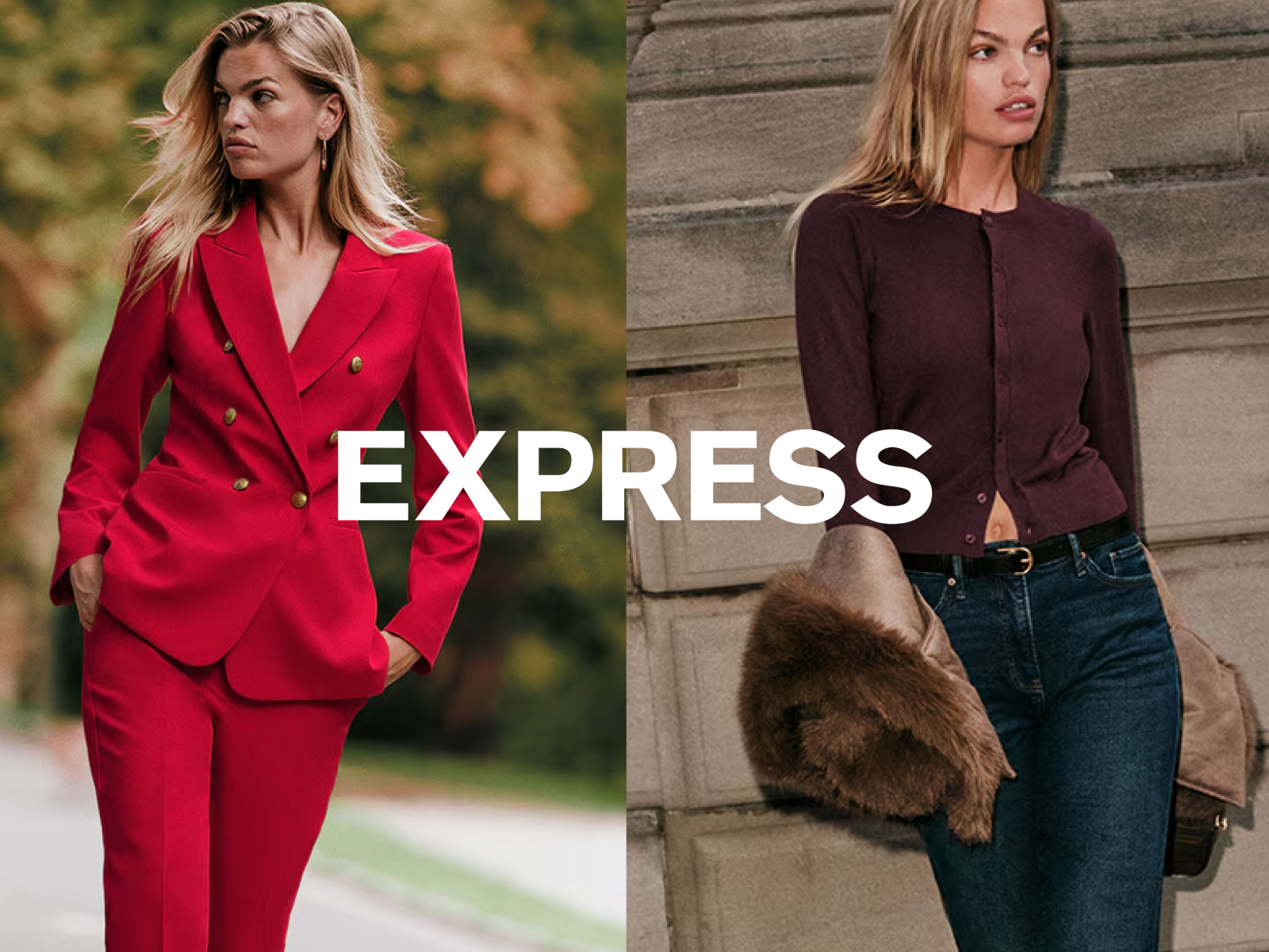 Express campaign imagery