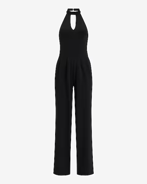 Halter keyhole jumpsuit